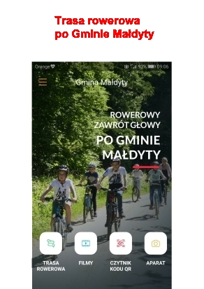 Rowerem po gminie Małdyty